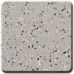 Epoxy flooring Premium Santana on Pacific Grey garage floor coating color sample